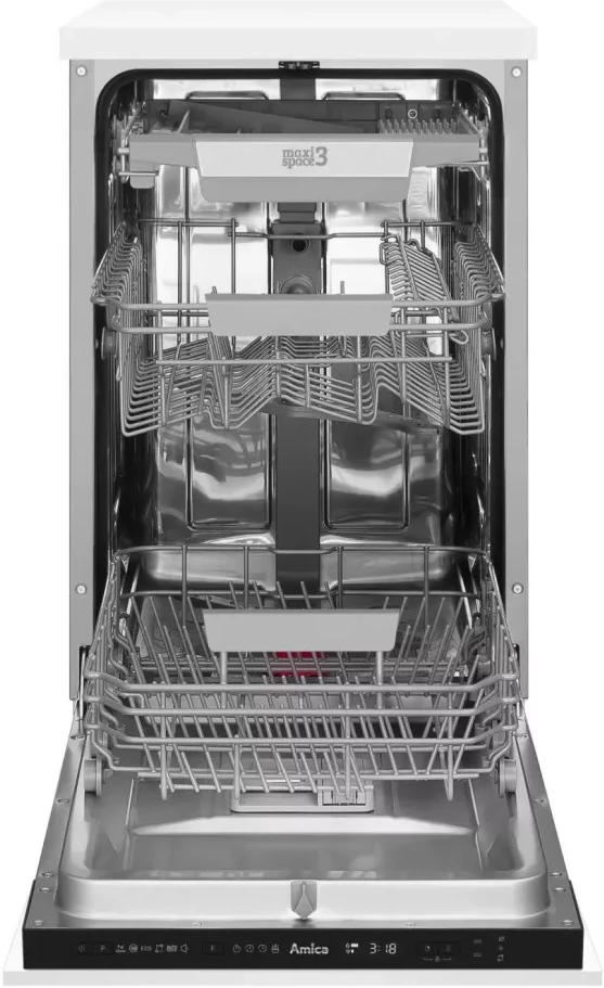 Amica DIM44C6EBOQH beépíthető keskeny mosogatógép 2. kép