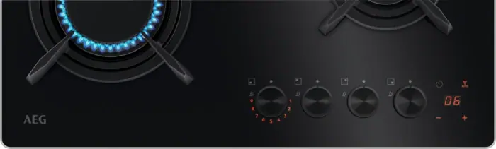 Aeg OA5AB21SM + HKB64453NB beépíthető sütő + beépíthető főzőlap kép 9
