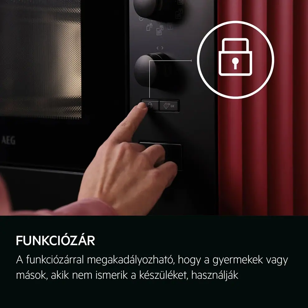 Aeg TMS5G25IEM Beépíthető mikrohullámú sütő grill funkcióval kép 5
