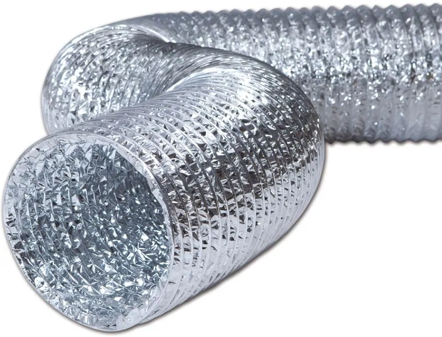 Azur Légtechnikai cső flexibilis alu basic 127 mm-2 Légtechnikai csövek, elemek és idomok (Webshop) Fő kép