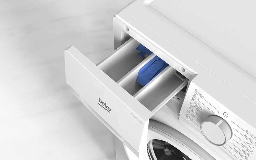 Beko B1WFK2604WEE elöltöltős keskeny mosógép kép 4