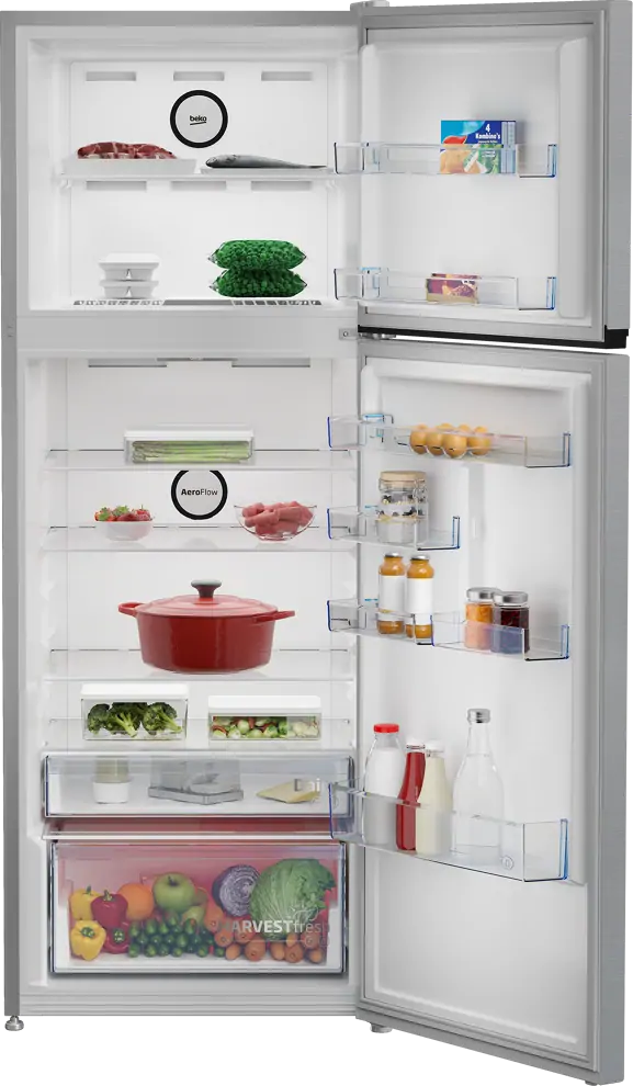 Beko B3RDNE504HXB felülfagyasztós hűtőszekrény kép 4