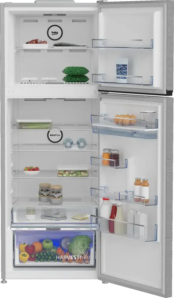 Beko B5RDNE504LDXB felülfagyasztós hűtőszekrény kép 5