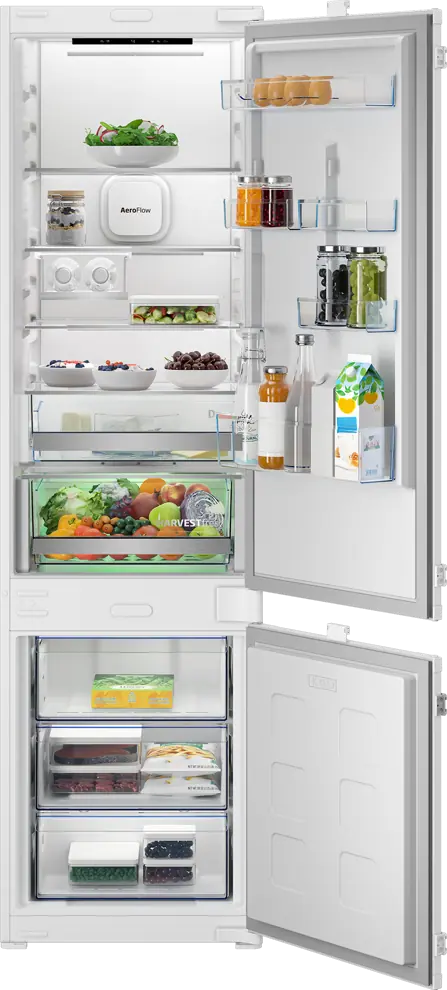 Beko B7BCNA325HS1 beépíthető alulfagyasztós hűtőszekrény kép 3