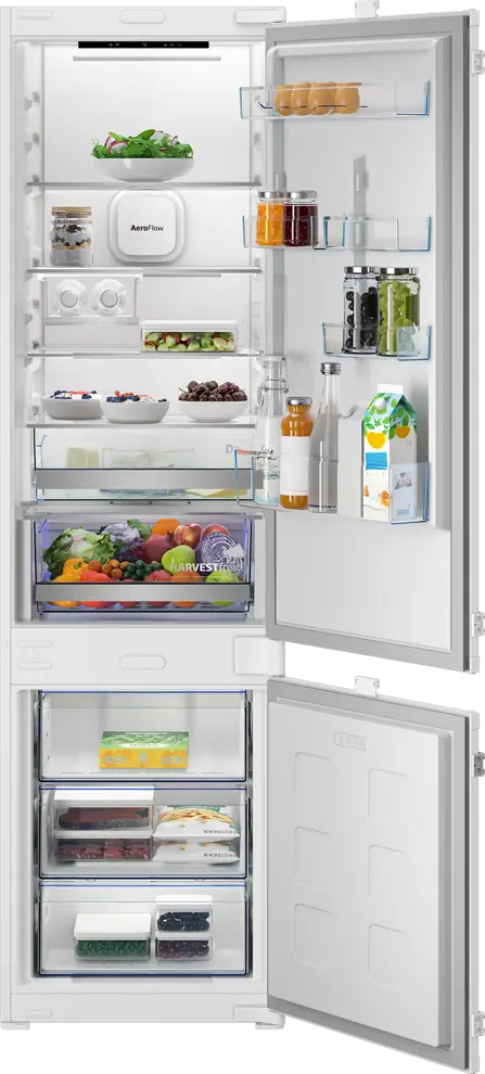 Beko B7BCNA325HS1 beépíthető alulfagyasztós hűtőszekrény kép 5