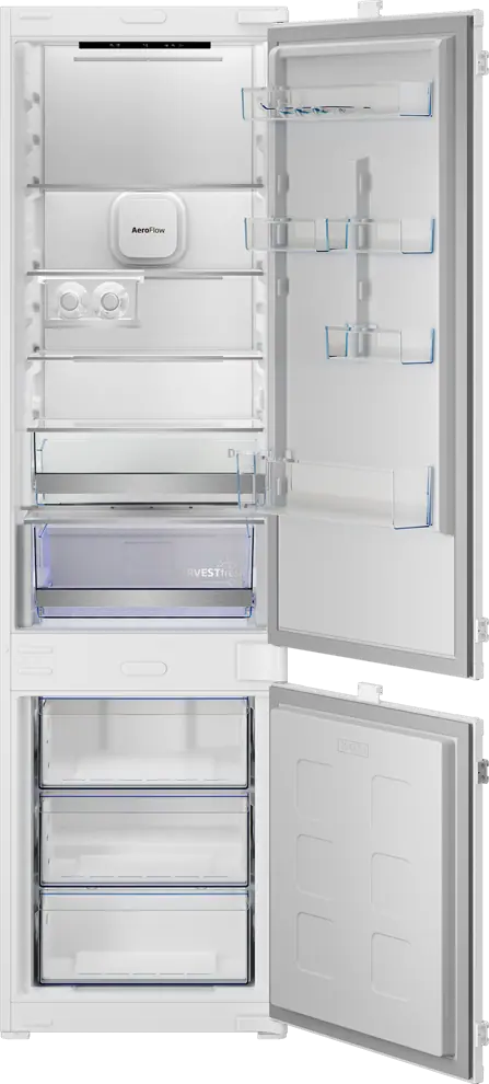 Beko B7BCNA325HS1 beépíthető alulfagyasztós hűtőszekrény kép 6