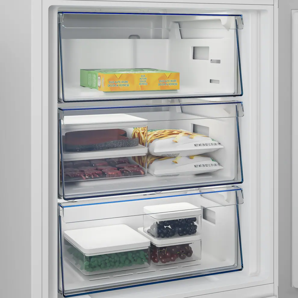Beko B7BCNA325HS1 beépíthető alulfagyasztós hűtőszekrény kép 9