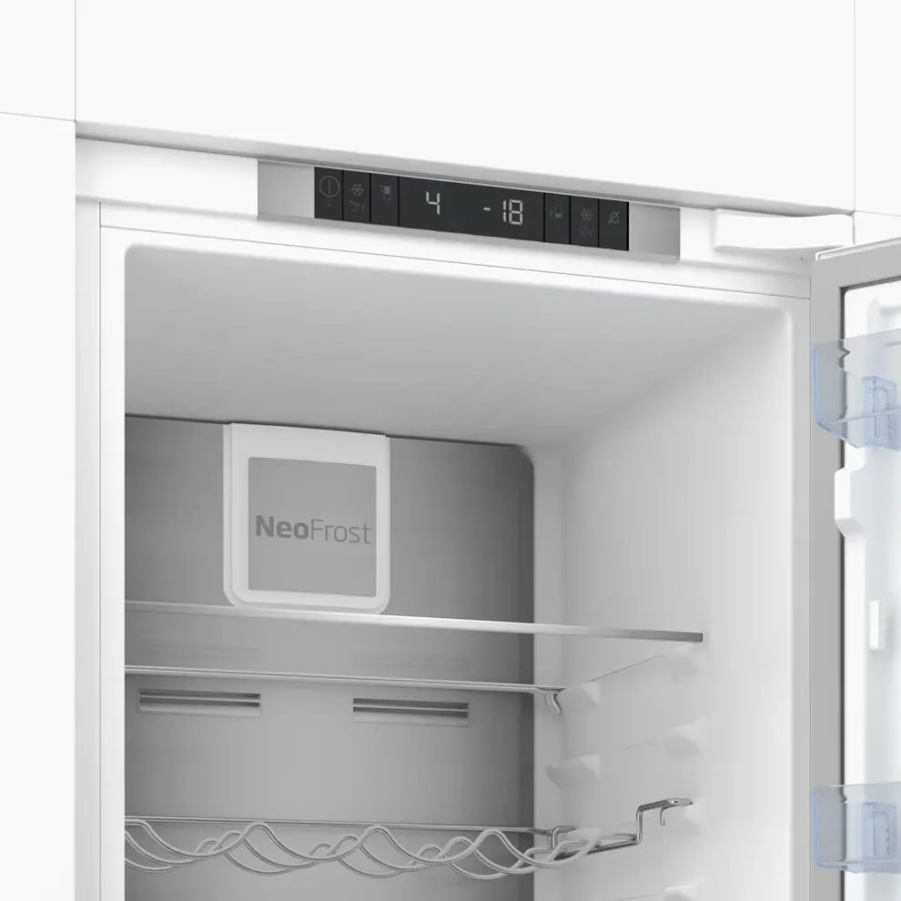 Beko BCNA306E4SN beépíthető alulfagyasztós hűtőszekrény kép 4