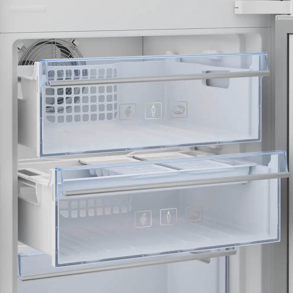 Beko BCNA306E4SN beépíthető alulfagyasztós hűtőszekrény kép 6