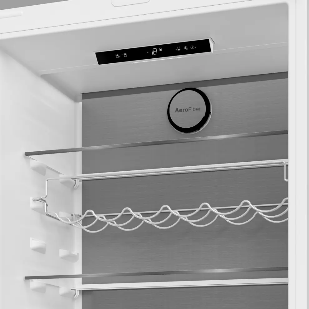 Beko BCNE400E50SHN beépíthető alulfagyasztós hűtőszekrény kép 4
