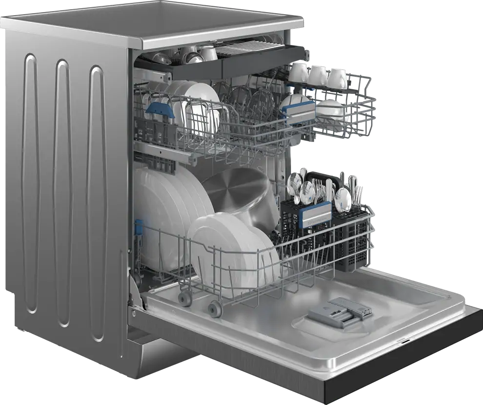 Beko BDFN26560XC szabadonálló mosogatógép kép 3