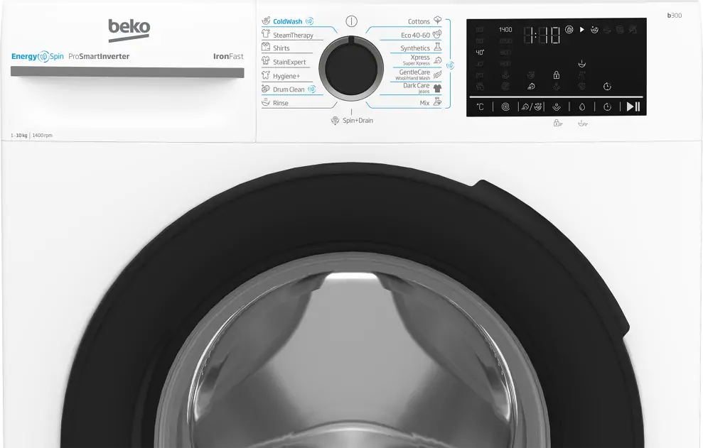Beko BM3WFU410415WB elöltöltős mosógép kép 4