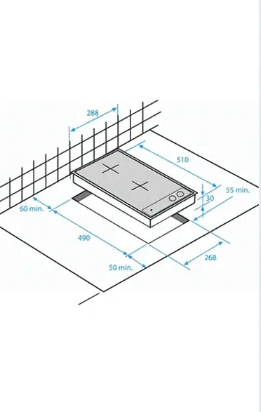 Beko HDCC-32200 X beépíthető dominó főzőlap kép 2