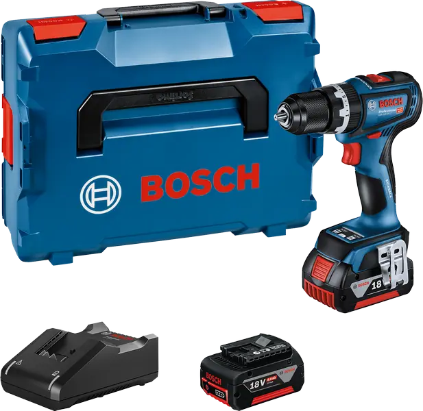 Bosch 06019K6103 GSB 18V-90 akkus ütvefúró (2x 4,0 Ah akkuval)  Fő kép
