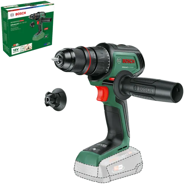 Bosch 06039B5001 AdvancedDrill 18V-80 akkus fúrócsavarozó (akku és töltő nélkül) kép 4