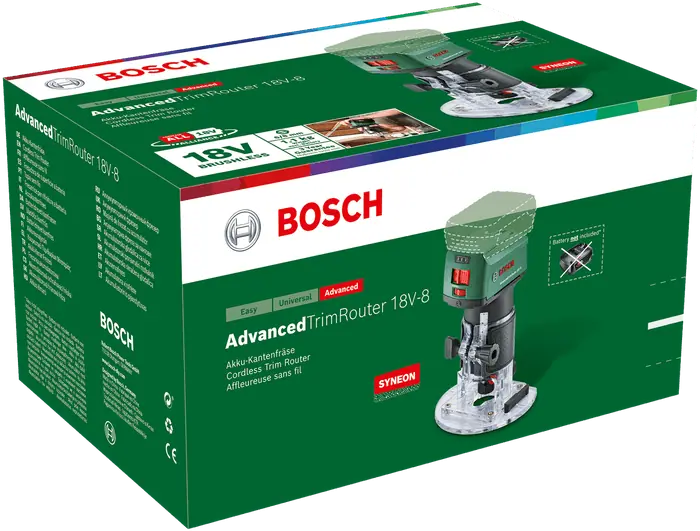 Bosch 06039D5000 AdvTrimRouter 18V-8 akkus felsőmaró (akku és töltő nélkül) kép 4