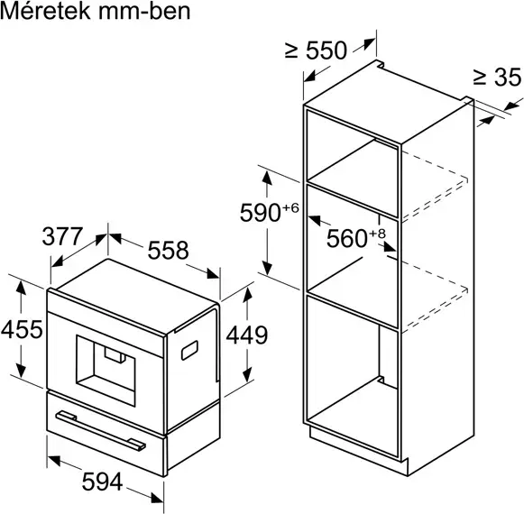 Bosch CTL7181B0  Beépíthető automata kávéfőző FEKETE kép 5