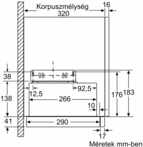 Bosch DFL064W54 Beépíthető páraelszívó kép 11
