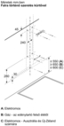 Bosch DWB63BC30 kürtős páraelszívó kép 11