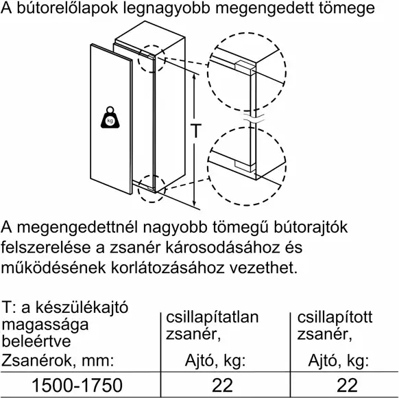 Bosch GIN81ACE0 beépíthető fagyasztószekrény kép 9