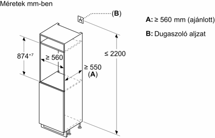 Bosch GIV21AFE0  Beépíthető fagyasztókészülék kép 9