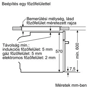 Bosch HBA272BB3 Beépíthető sütő kép 6