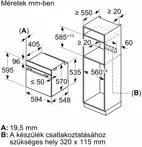 Bosch HBG579BS0 beépíthető önálló sütő kép 8