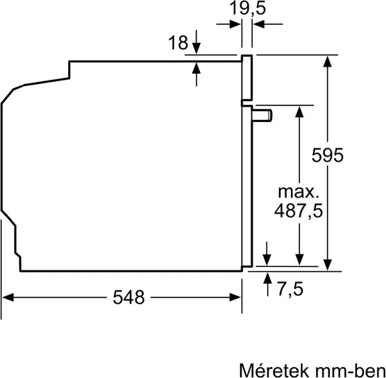 Bosch HBG7764B1 beépíthető önálló sütő kép 8