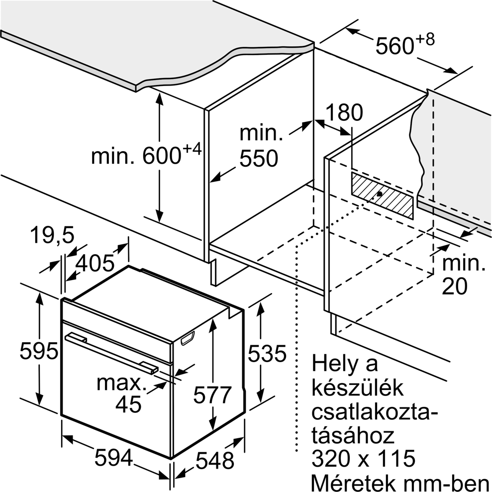 Bosch HSG7384B2 Beépíthető önálló sütő kép 10