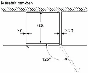 Bosch KGN49AIBT alulfagyasztós hűtőszekrény kép 9