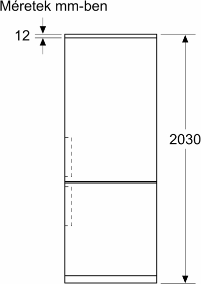Bosch KGN49OCAF alulfagyasztós hűtőszekrény kép 12