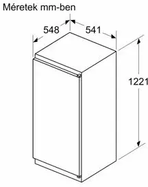 Bosch KIL42NSE0 Beépíthető hűtőkészülék kép 7