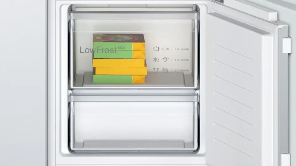 Bosch KIV87VFE0 Beépíthető alulfagyasztós hűtőszekrény kép 4