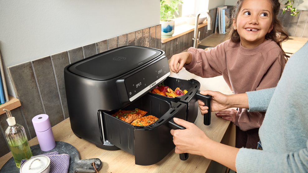 Bosch MAFD440B7 Air Fryer Két fiókos kép 3