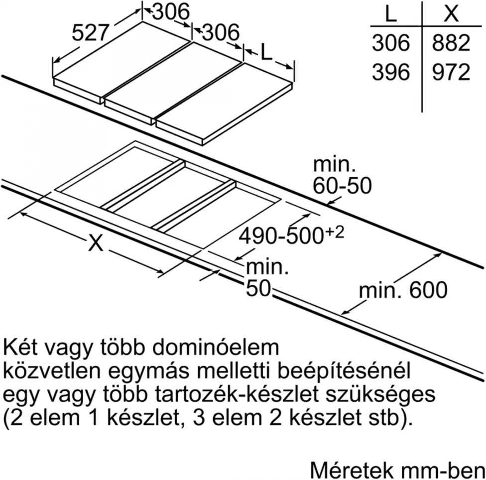 Bosch PIB375FB1E beépíthető dominó főzőlap kép 10