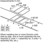 Bosch PKF375FP2E beépíthető dominó főzőlap kép 8