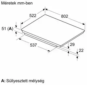 Bosch PVS831HC1E Indukciós főzőlap kép 9