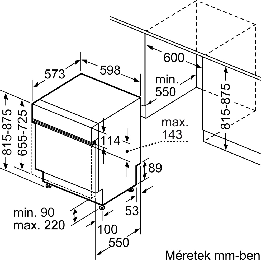 Bosch SMI6ZCS10E  beépíthető mosogatógép kép 10