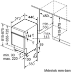 Bosch SPI6ZMS29E beépíthető mosogatógép kép 12