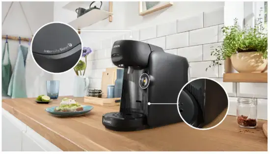 Bosch TAS162E Tassimo Finesse kapszulás kávéfőző (fekete) kép 2