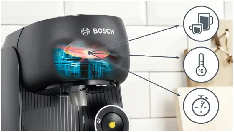 Bosch TAS162E Tassimo Finesse kapszulás kávéfőző (fekete) kép 5