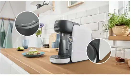 Bosch TAS16B4 Tassimo Finesse kapszulás kávéfőző (fehér) kép 3