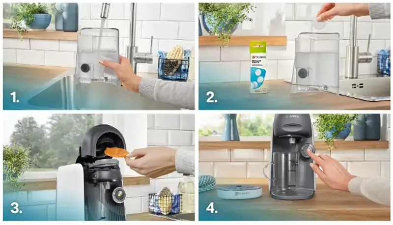 Bosch TAS16B4 Tassimo Finesse kapszulás kávéfőző (fehér) kép 9