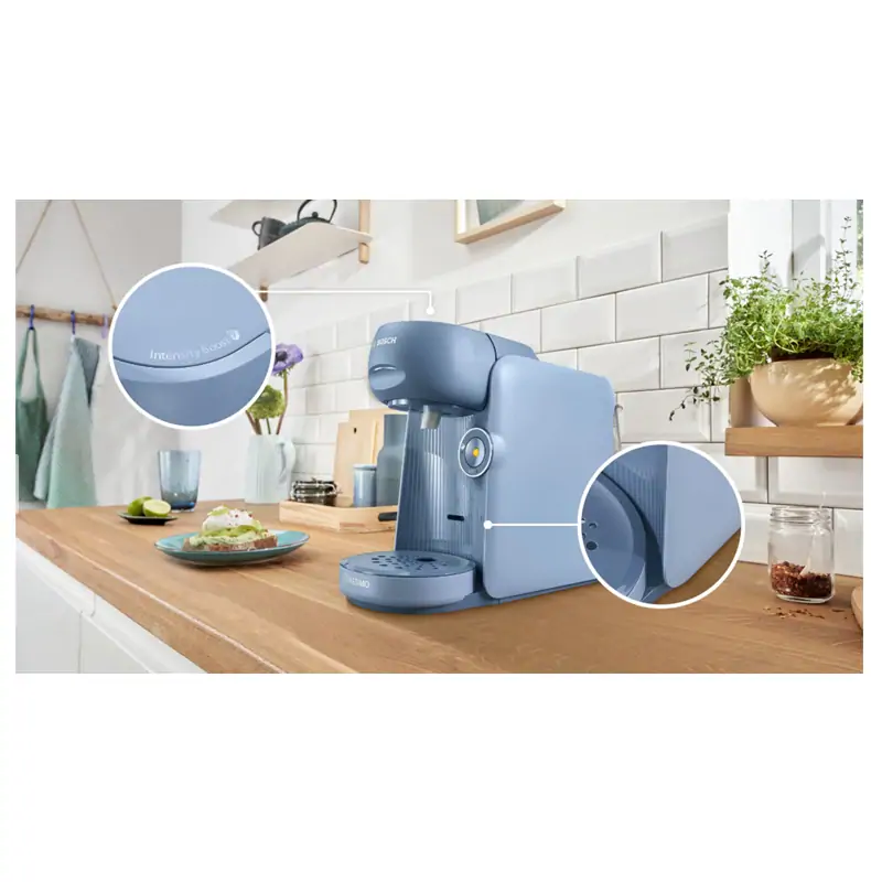 Bosch TAS16B5 Tassimo Finesse kapszulás kávéfőző (kék) kép 4