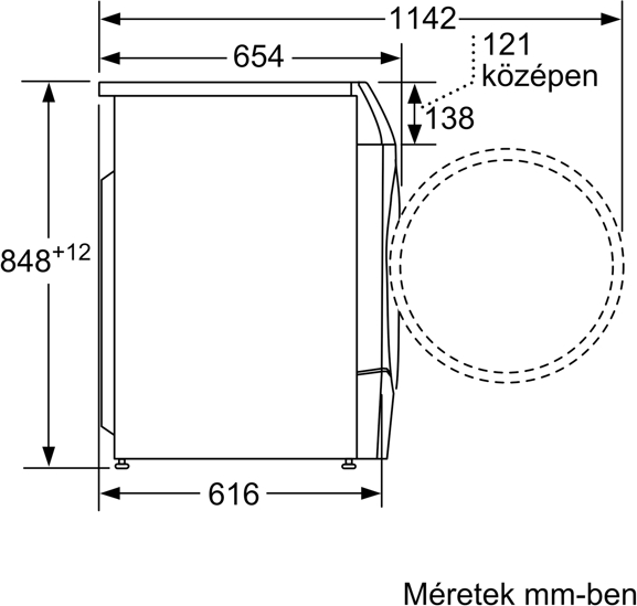 Bosch WNC254A0BY Mosó-szárítógép kép 16