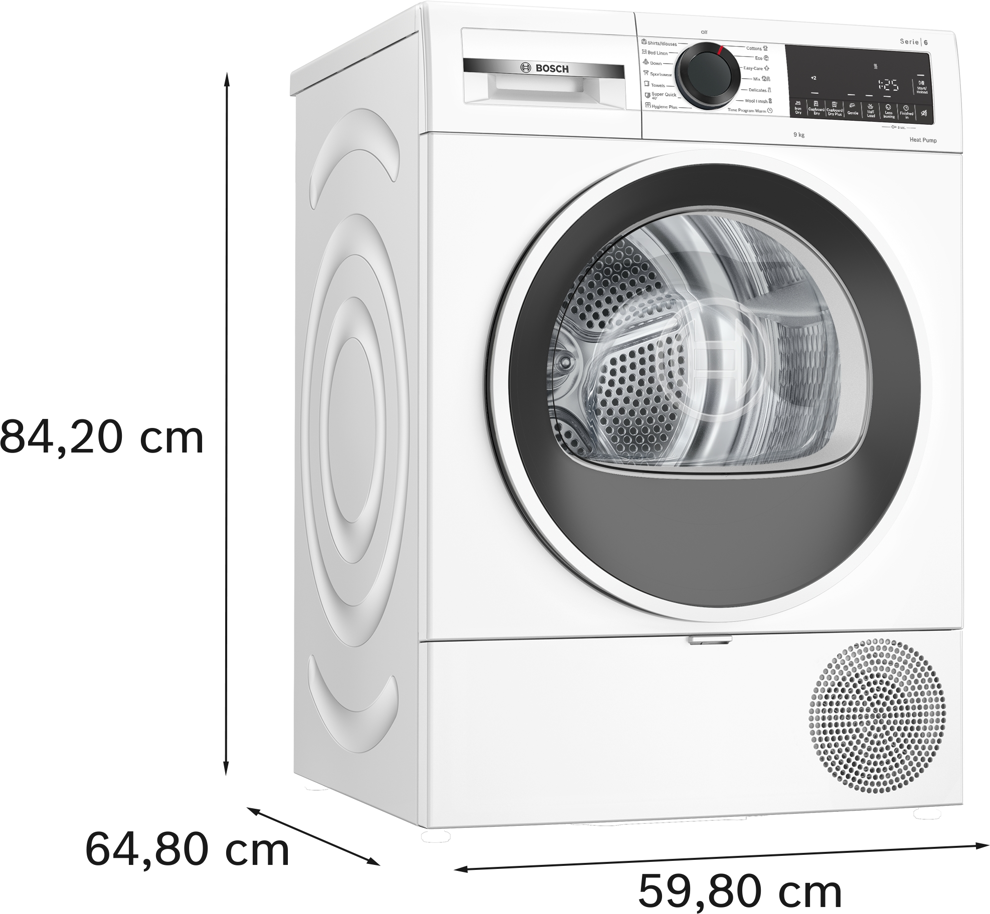 Bosch WQG243DMBY Hőszivattyús kondenzációs szárítógép kép 27