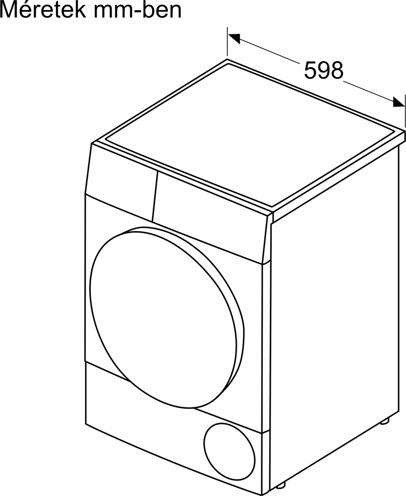Bosch WQN246D9BY Hőszivattyús kondenzációs szárítógép kép 12