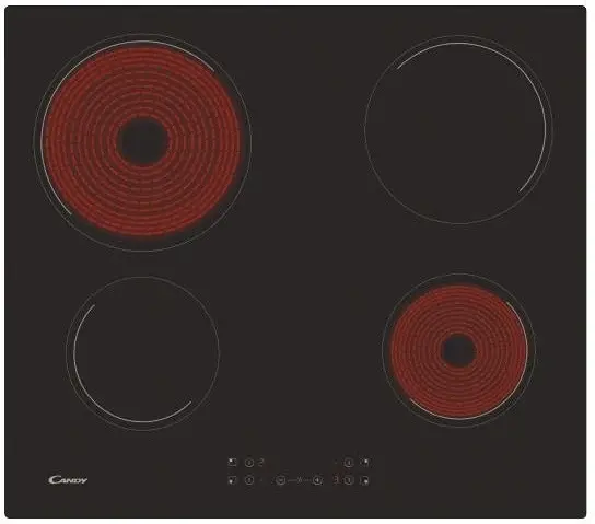 Candy CH 64 CCB beépíthető kerámia főzőlap kép 2