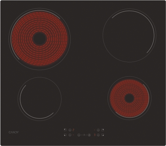 Candy CH64CCB beépíthető kerámia főzőlap kép 2