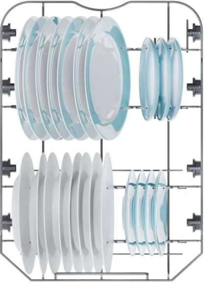 Candy CI1C7SB1FA beépíthető keskeny mosogatógép kép 3